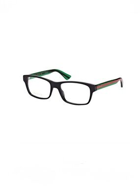 Authentic Gucci Unisex Black Green Red Logo Optical Frames